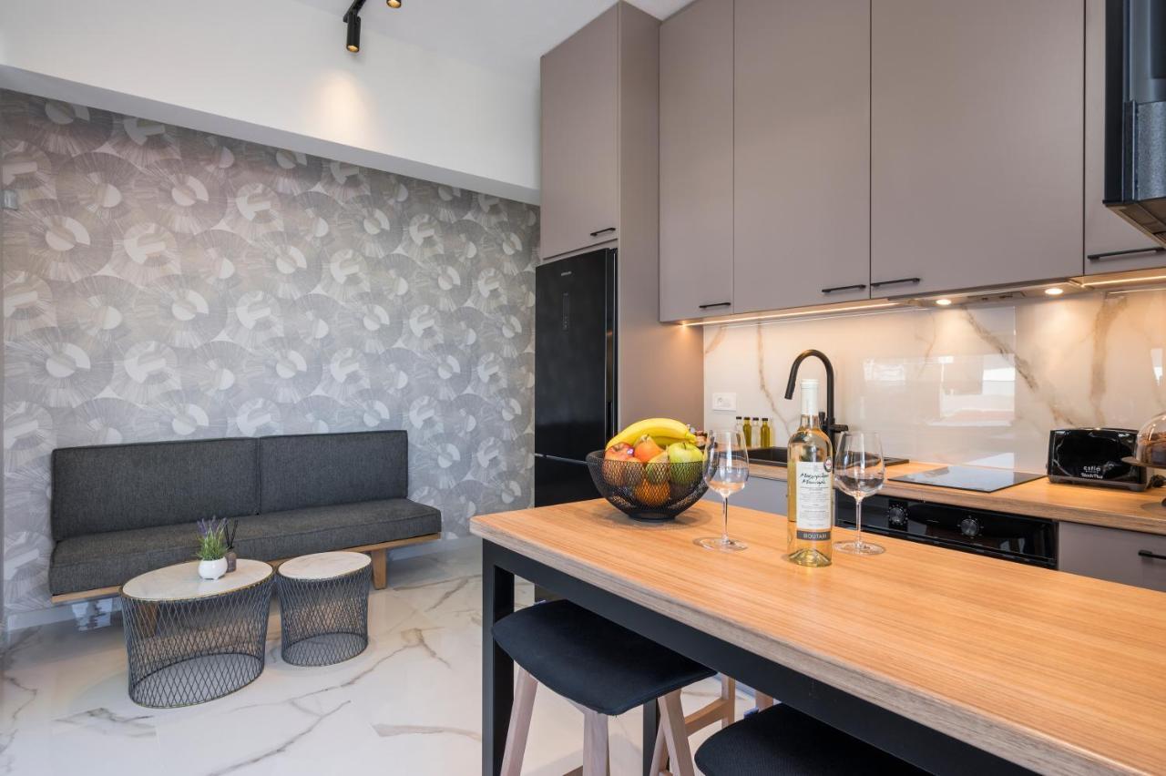 Orama Luxury Apartments Néa Kidonía Kültér fotó