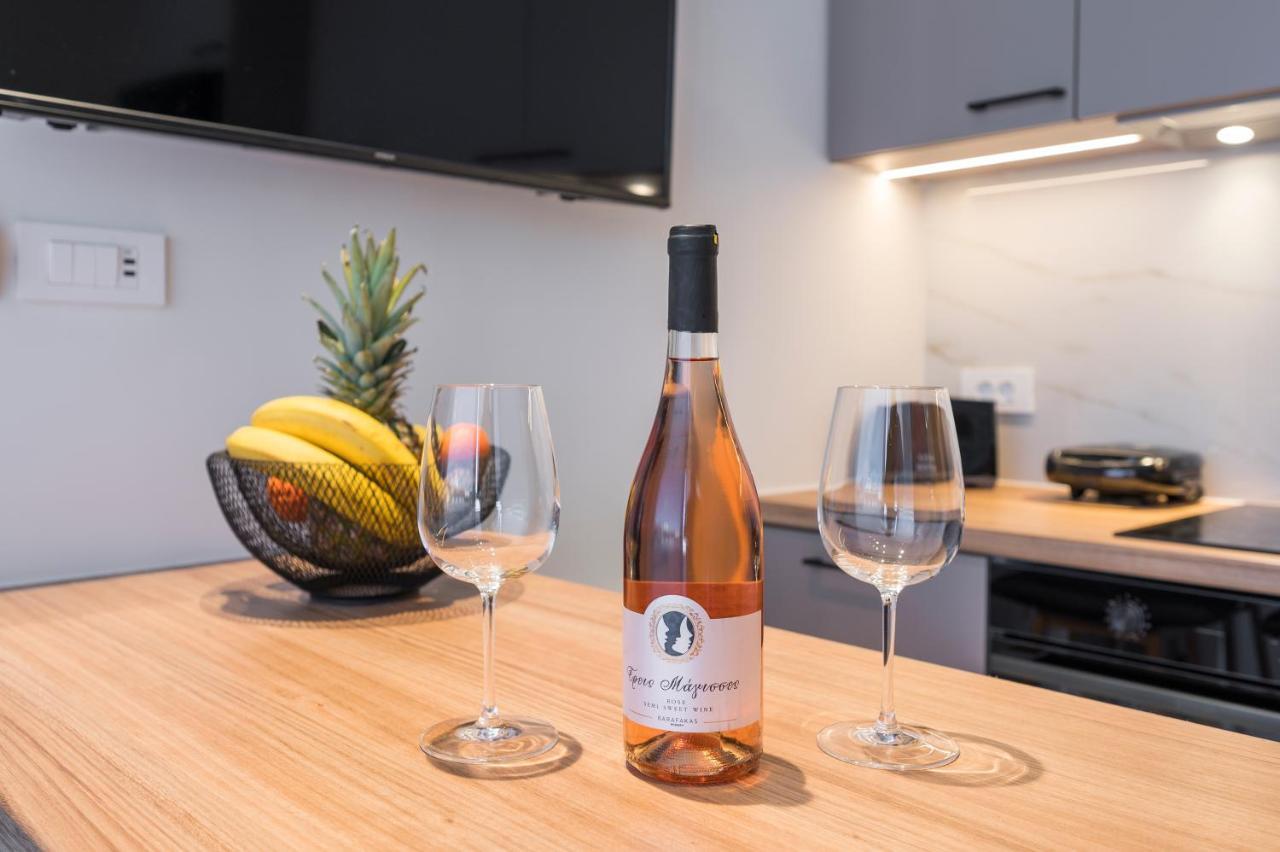 Orama Luxury Apartments Néa Kidonía Kültér fotó