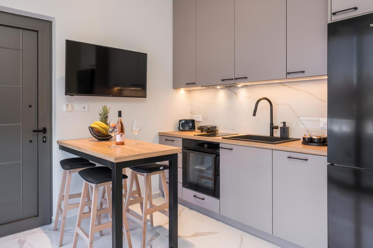 Orama Luxury Apartments Néa Kidonía Kültér fotó