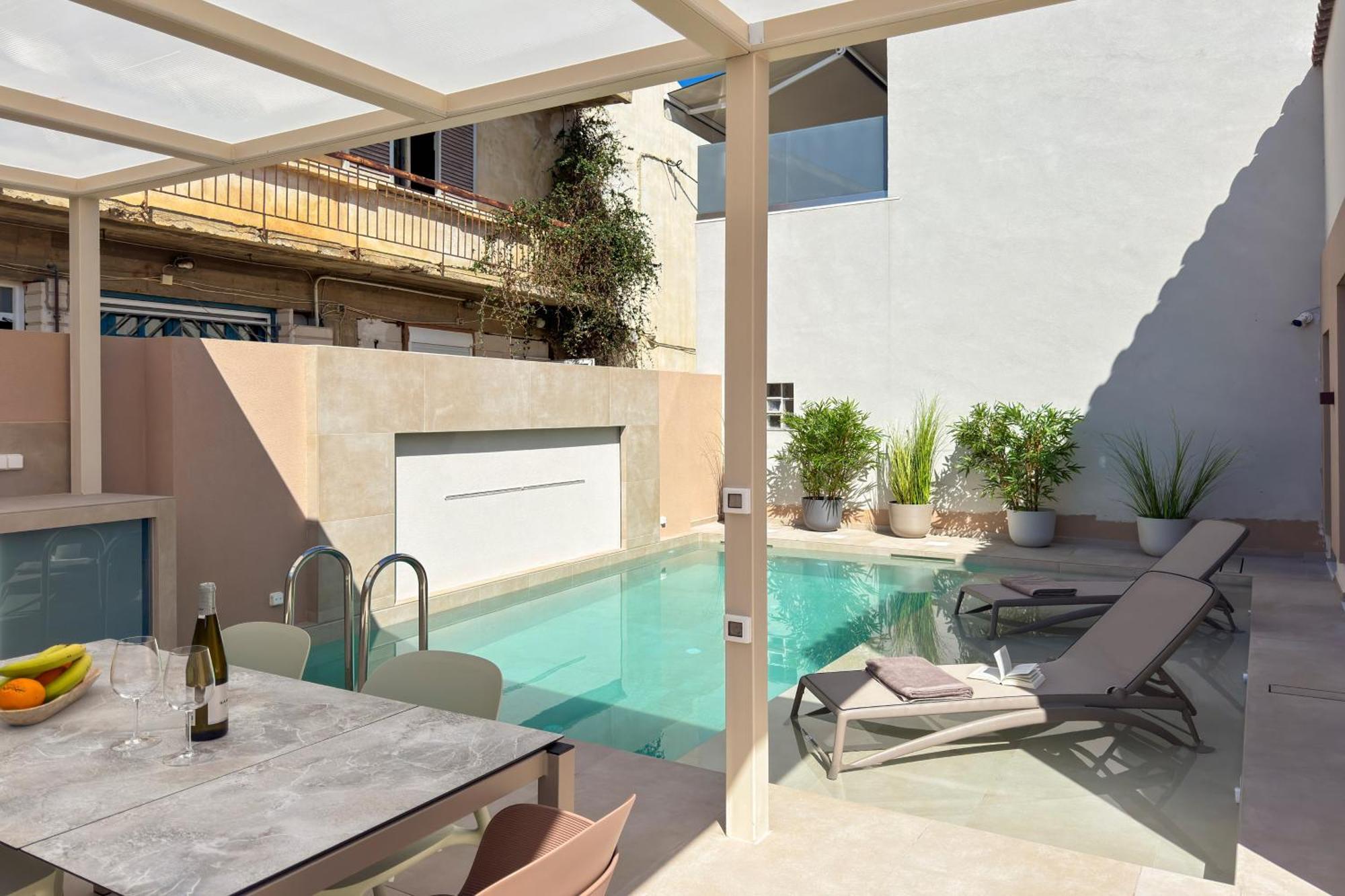 Orama Luxury Apartments Néa Kidonía Kültér fotó