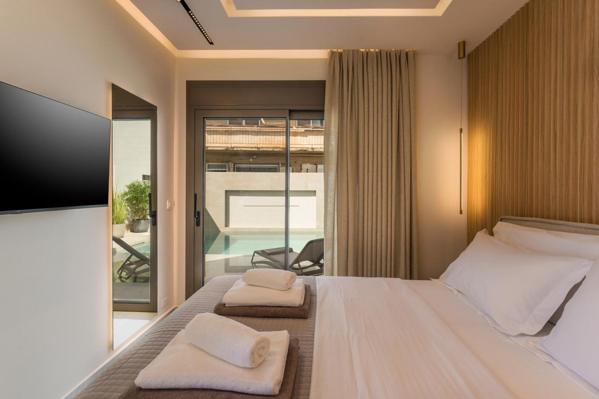 Orama Luxury Apartments Néa Kidonía Kültér fotó
