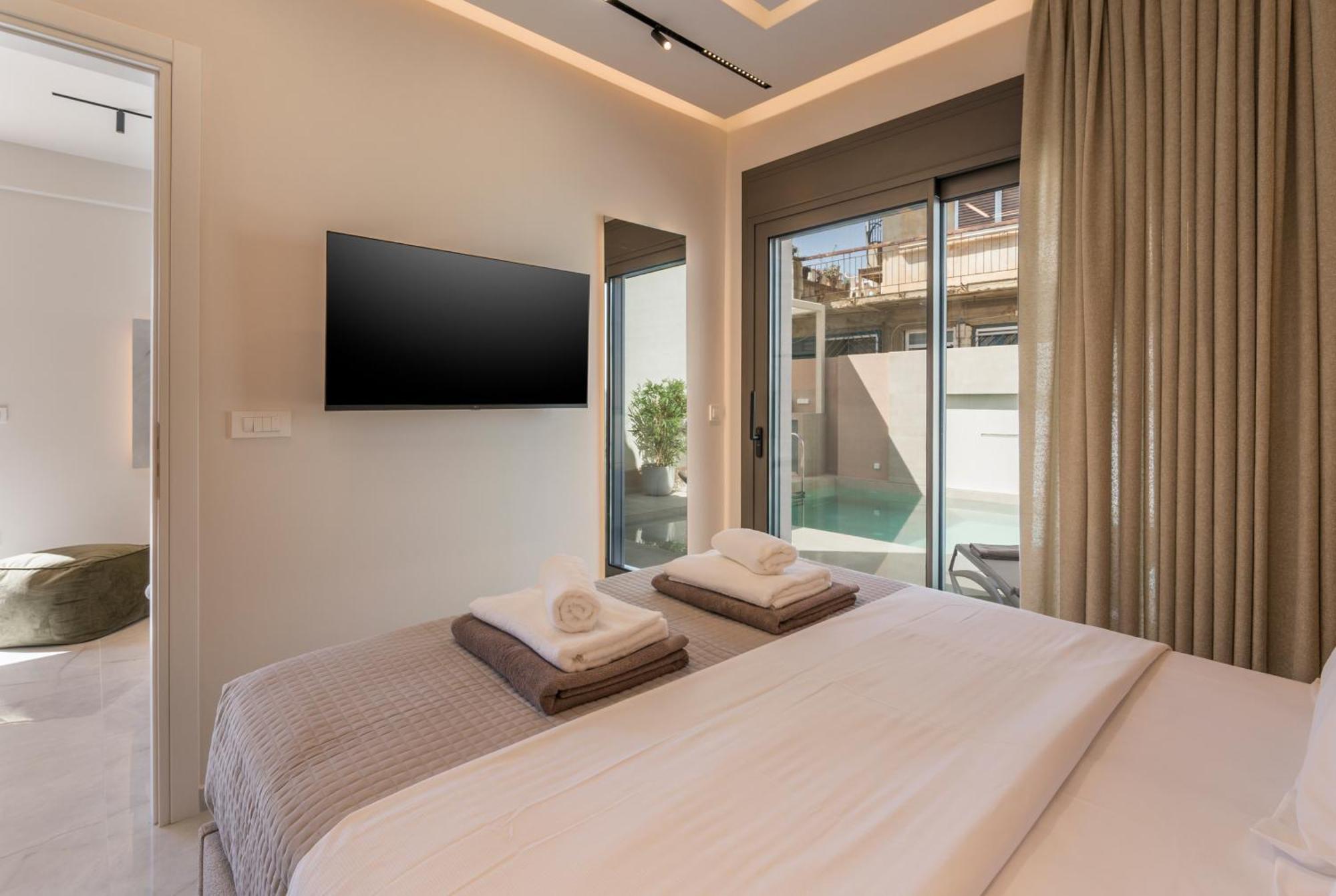 Orama Luxury Apartments Néa Kidonía Kültér fotó