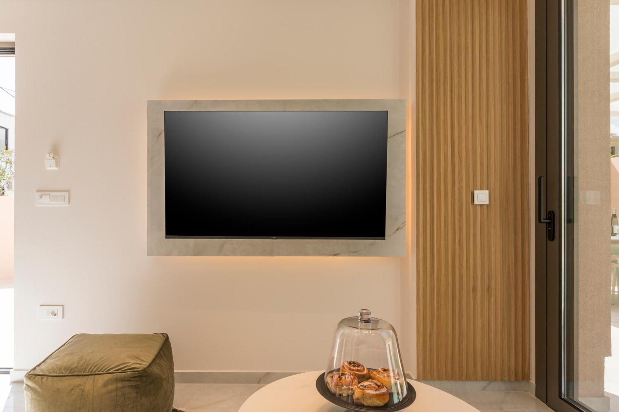Orama Luxury Apartments Néa Kidonía Kültér fotó