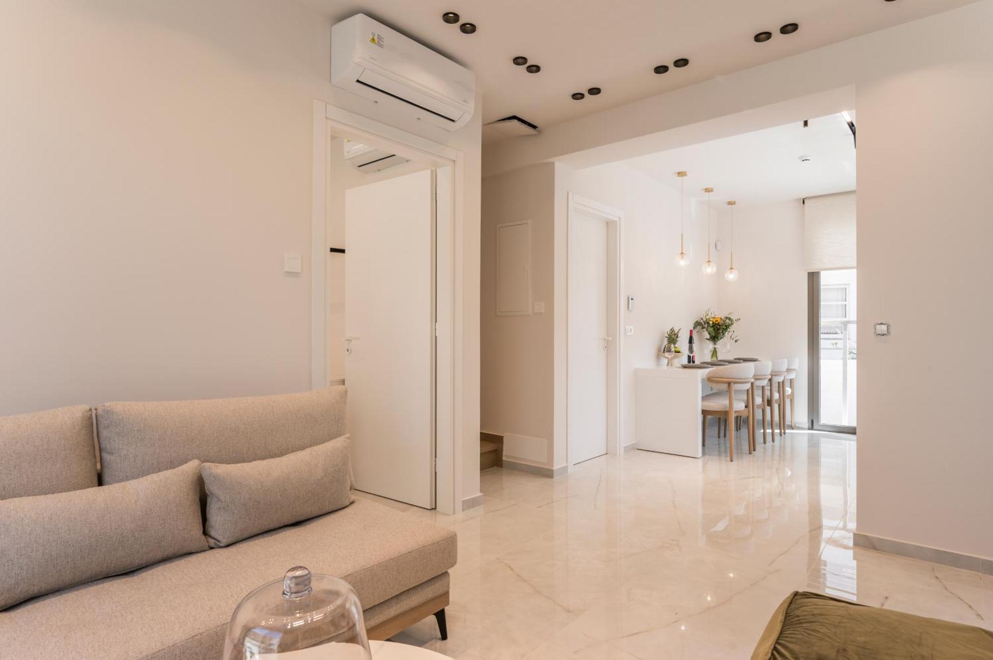 Orama Luxury Apartments Néa Kidonía Kültér fotó