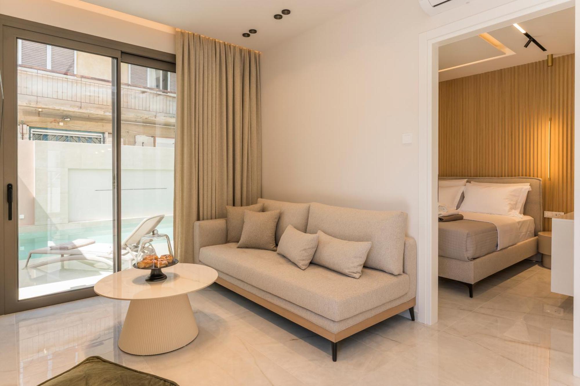 Orama Luxury Apartments Néa Kidonía Kültér fotó