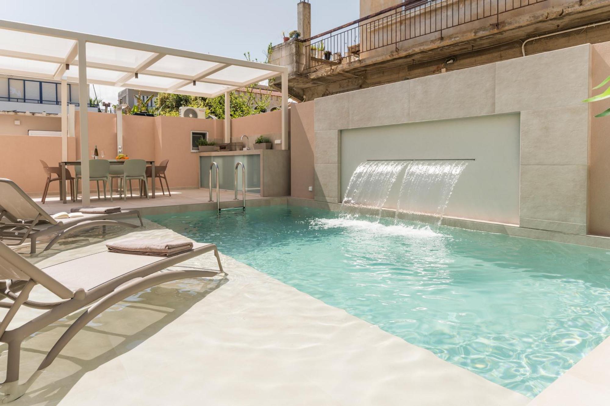 Orama Luxury Apartments Néa Kidonía Kültér fotó
