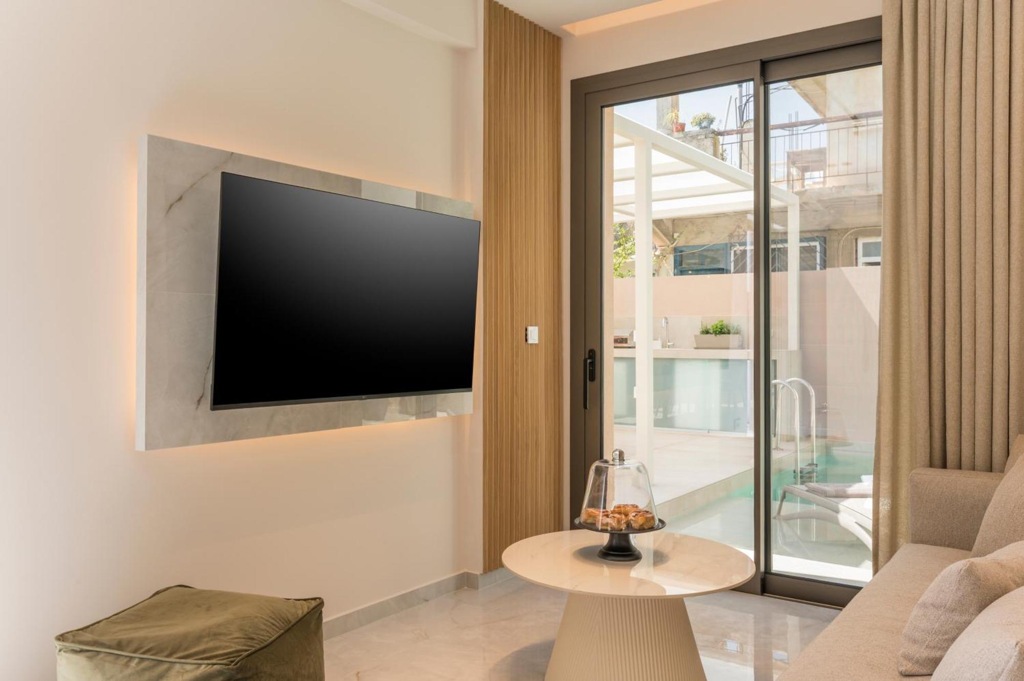 Orama Luxury Apartments Néa Kidonía Kültér fotó